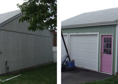 Before & After Painting Garage